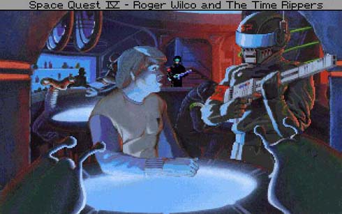 Space Quest IV introduced quality cartoon graphics to the series.