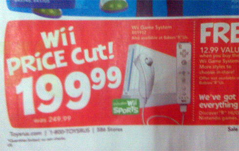 Wii Price Drop