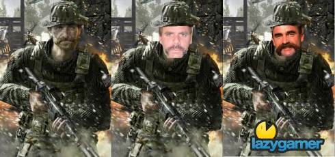 Me, Merve Hughes and Captain Price