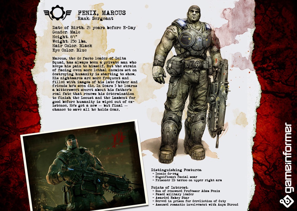 Gears of War 3 - Character Stuffs — polycount