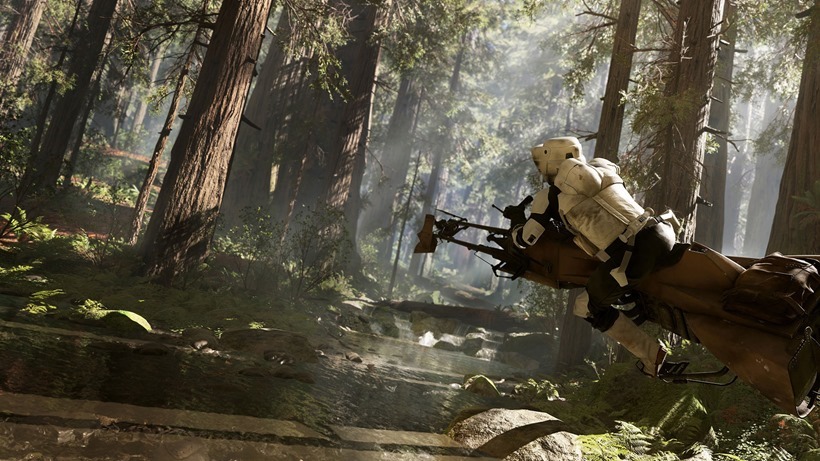 Star Wars Battlefront has speeder racing