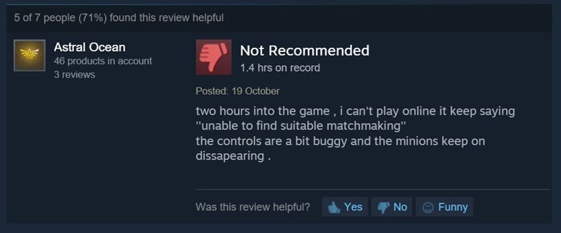 Overlord Steam reviews 4