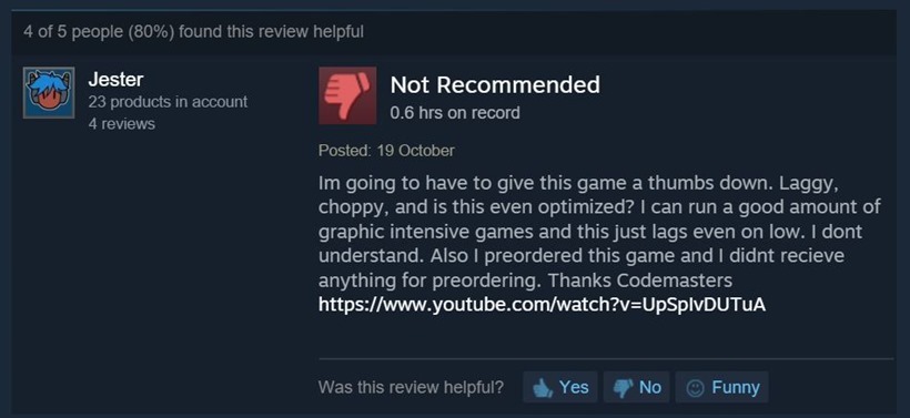 Overlord Steam reviews 5