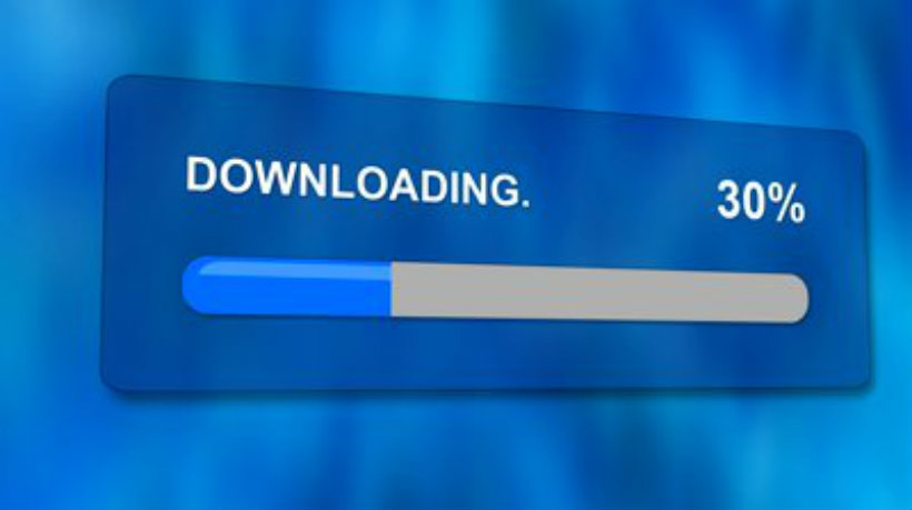 Downloading progress bar