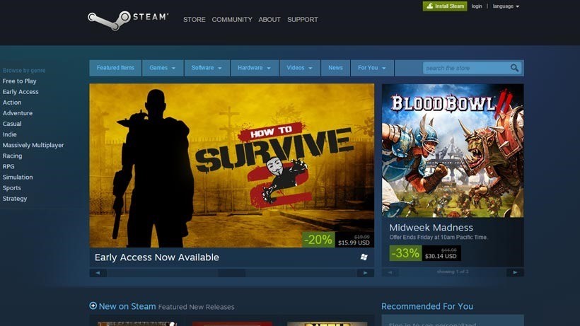 Steam-page