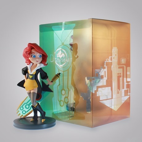 Transistor Red figurine 1