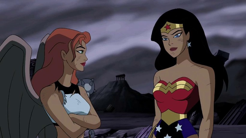 justice league unlimited female characters