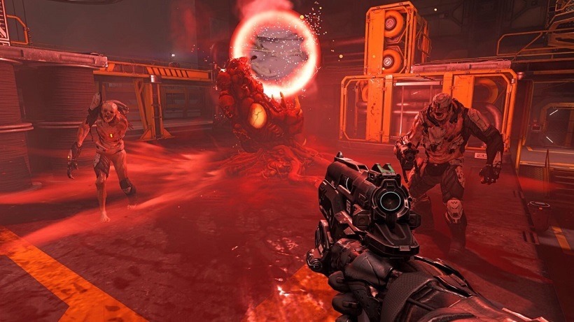 DOOM has vertically rich multiplayer maps