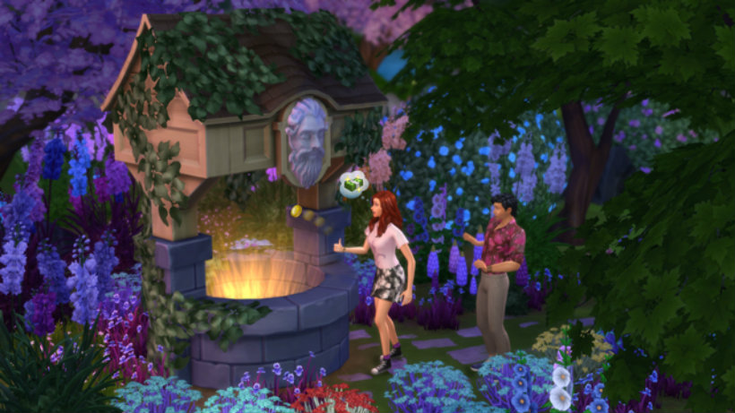 Sims 4 romantic garden 2