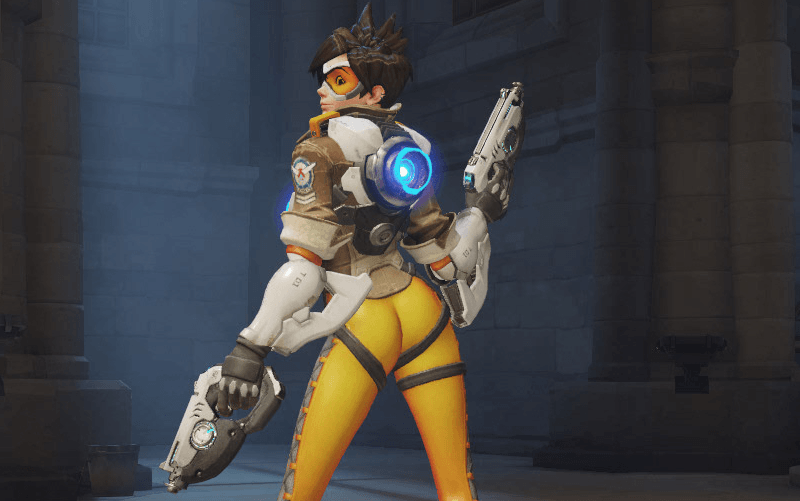 Tracer is getting her butt pose removed