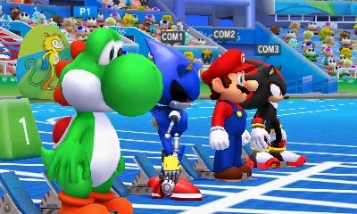 Maratona Sonic: Mario & Sonic at the Olympic Winter Games (DS