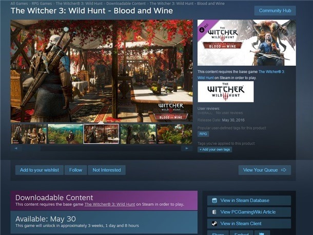 Blood and Wine release date leak