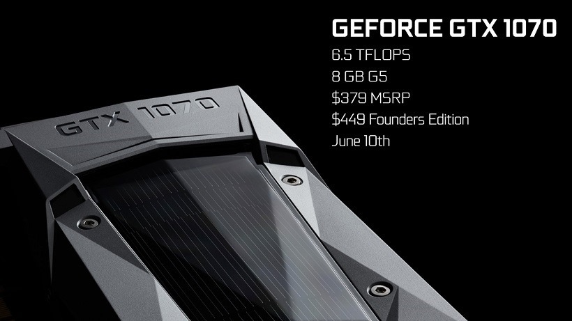 GTX 1070 specifications revealed