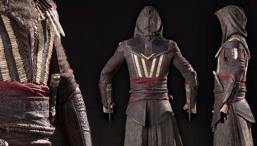 Take a closer look at Aguilar s costume in the Assassin s Creed movie