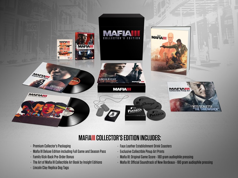 Mafia 3 collector's edition contents revealed