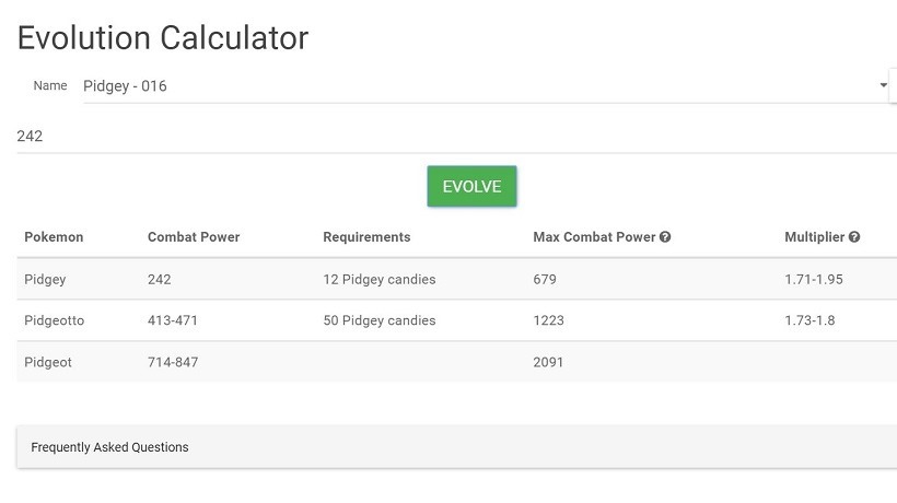 Pokemon Go CP calculator makes evolutions easy