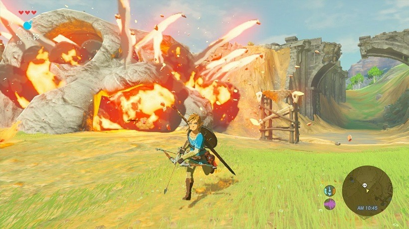 Link rains down death in new Breath of the Wild gameplay