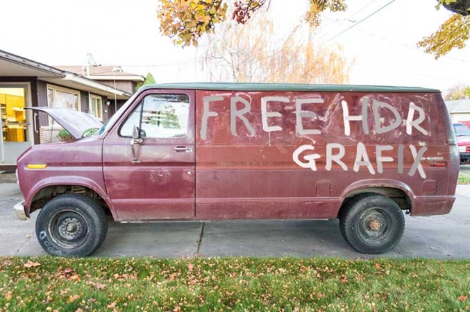 Darryn's van is for sale