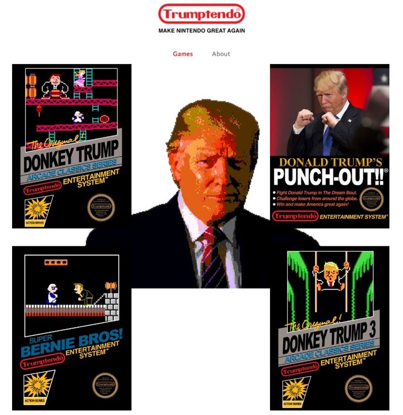 Trumptendo menu