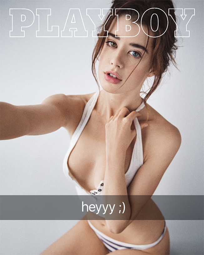 Playboy March Cover