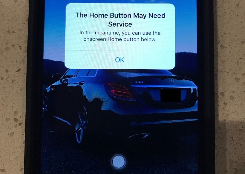 iPHone 7 home button workaround