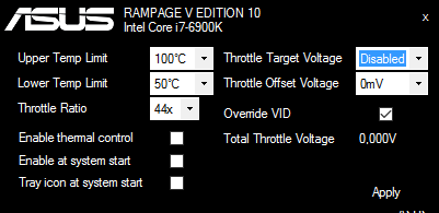 thermal control