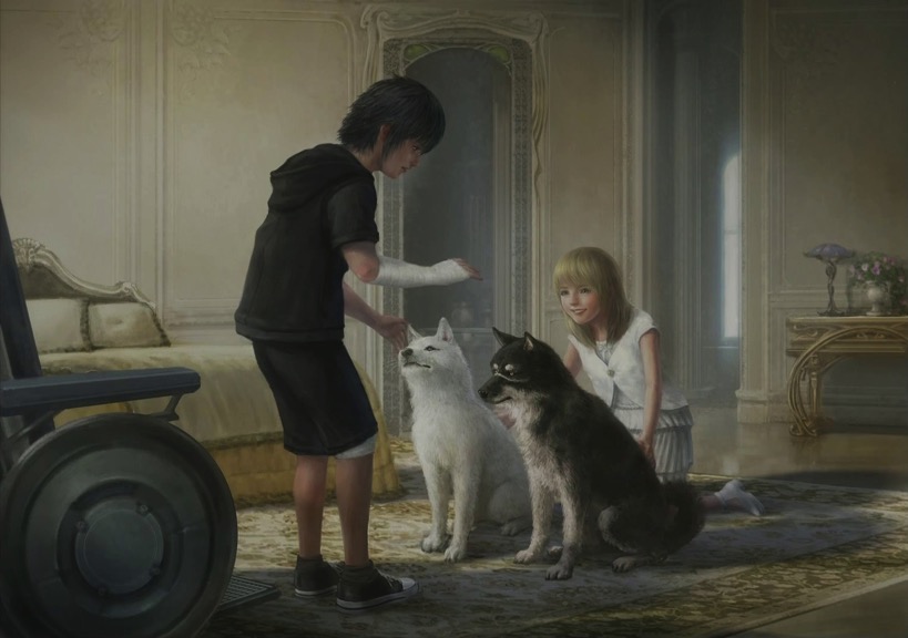 FFXV noctis luna promise