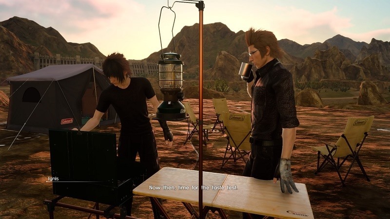 Final Fantasy XV camp