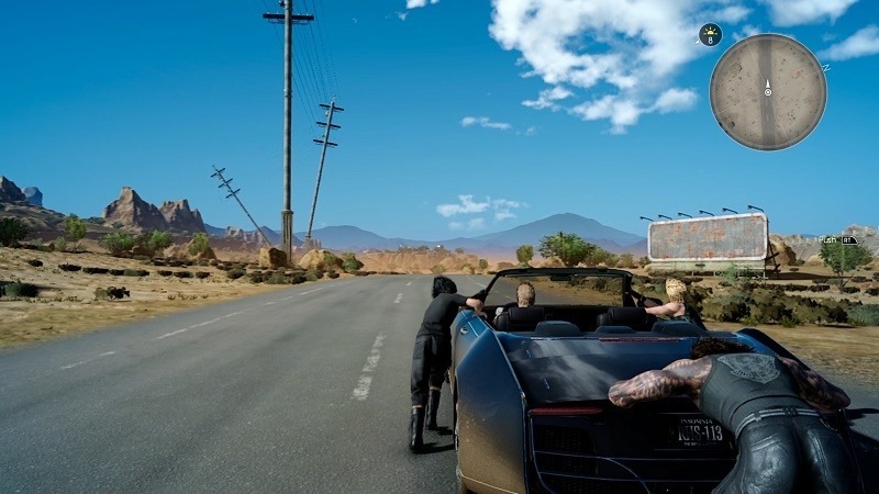 Final Fantasy XV car