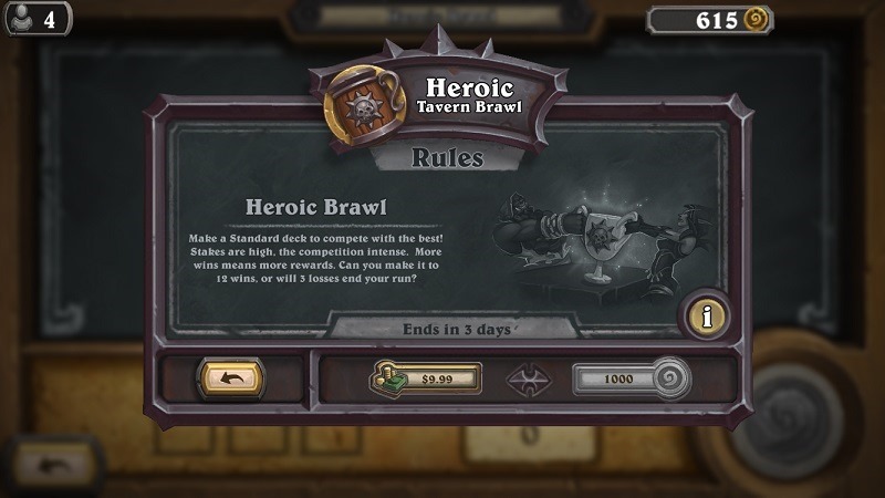 Hearthstone Heroic Tavern Brawl header
