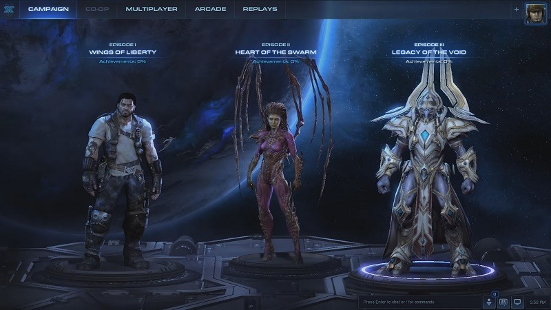 StarCraft II Trilogy header