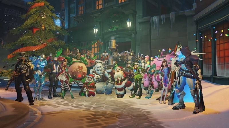 Overwatch Winter Wonderland holiday event