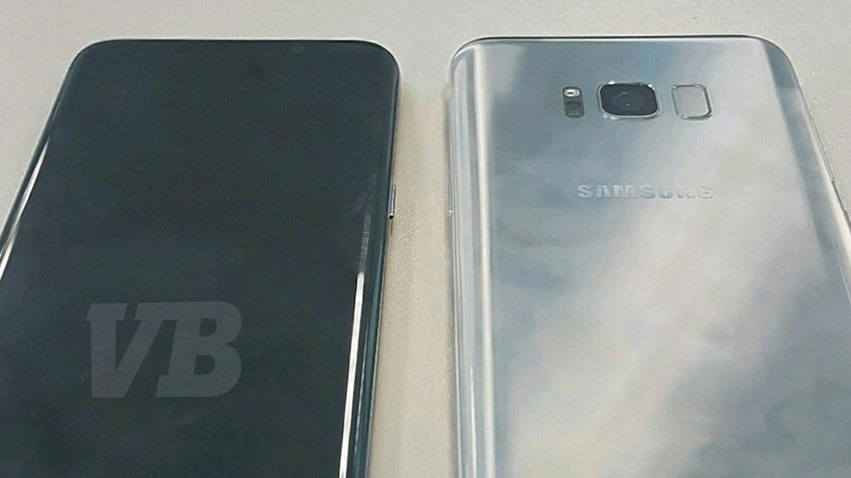 Samsung's Galaxy S8 pictured 2