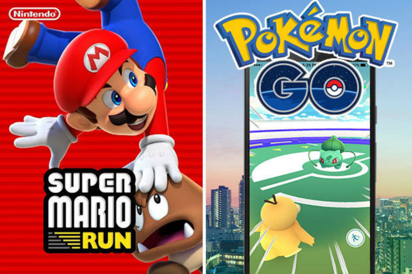 Pokemon go mario run