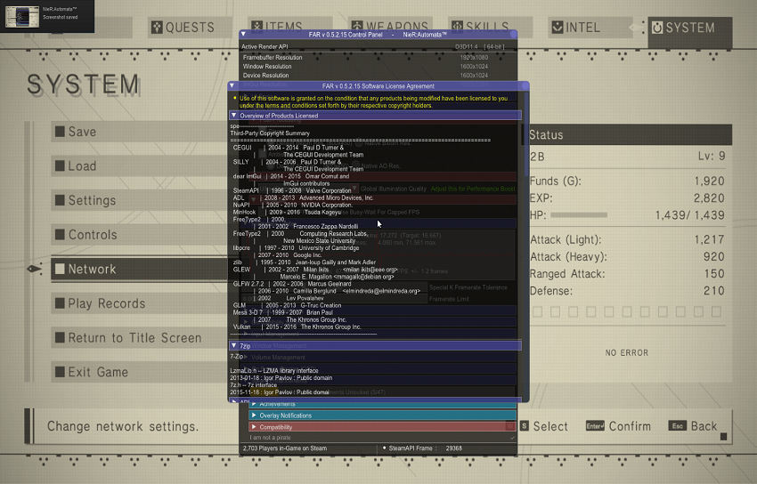 Nier Automata mod includes piracy check