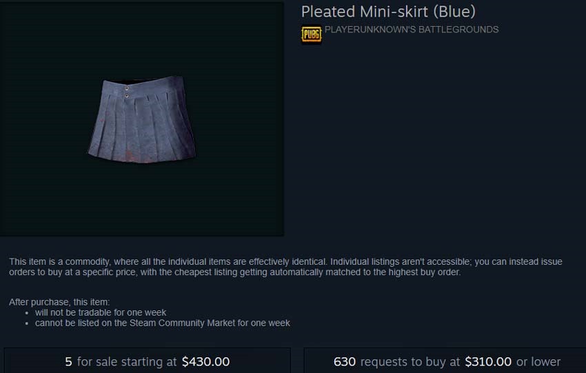 Pleated mini skirt 2024 blue pubg mobile