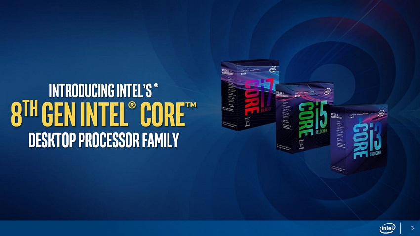 Intel announces Coffee Lake proessor line 2