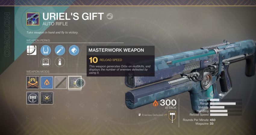 Uriel's Gift masterworl