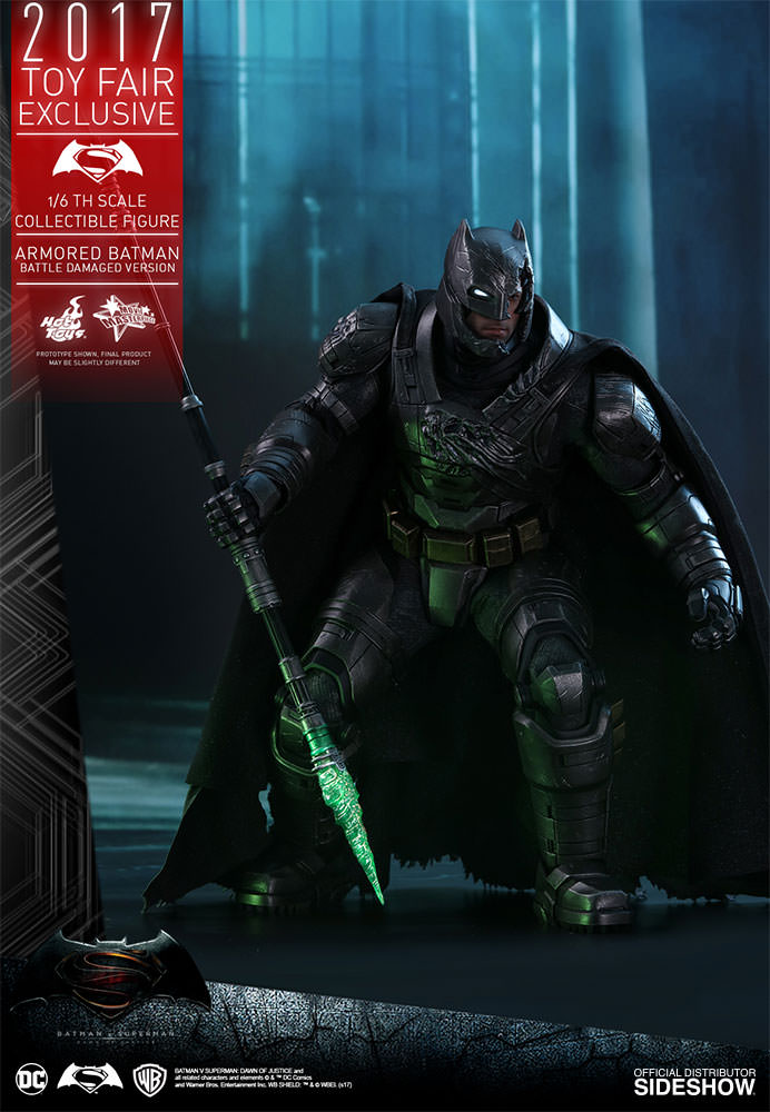1//6 Green Kryptonite Spear LED Light For Hot Toys Batman Superman Figure U.S.A.