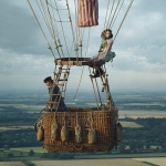 Eddie Redmayne and Felicity Jones ascend into the clouds in Amazon's The Aeronauts