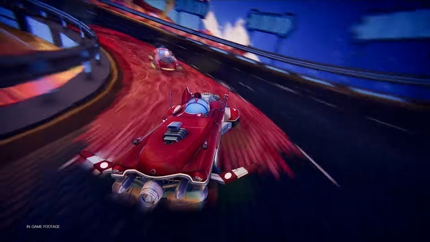 Trailblazers combines Splatoon's painting with Wipeouts speed 2