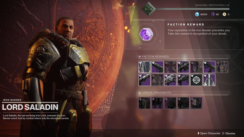 Iron Banner Saladin