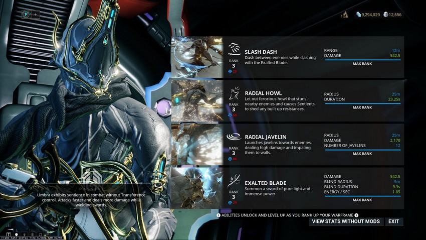 Excalibur umbra deals mastery rank