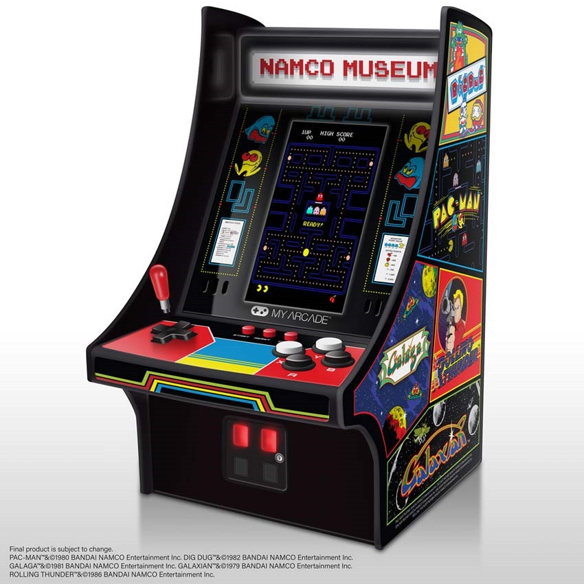 My Arcade Official NAMCO MUSEUM Mini Player Retro Machine 20 Game PAC MAN GALAGA 