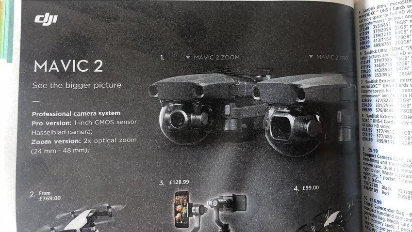 DJI confirms Mavic 2 leaks