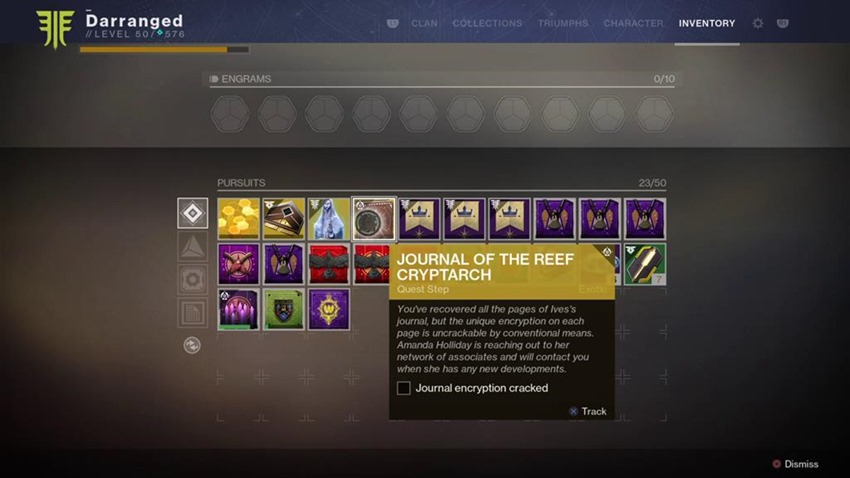 Destiny 2 Thunderlord quest steps All Journal of the Reef Cryptarch quest  steps explained