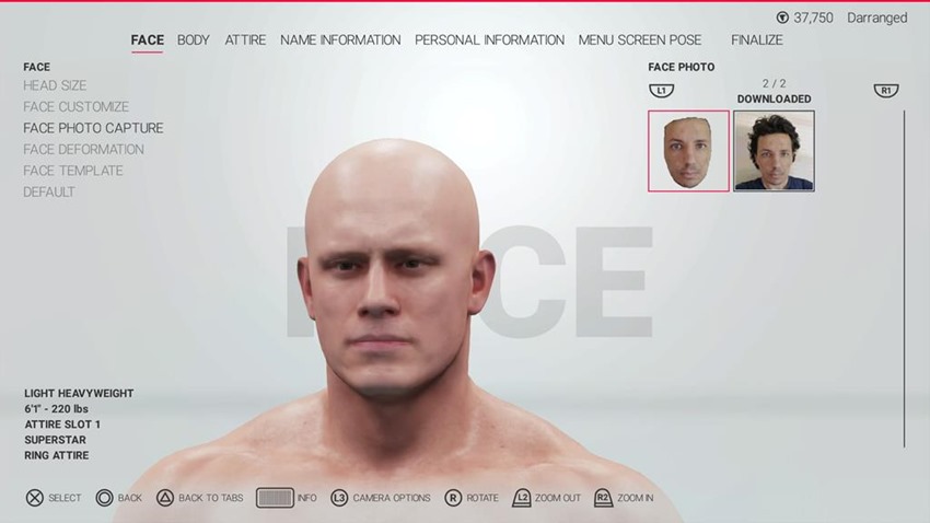 wwe 2k 19 face upload