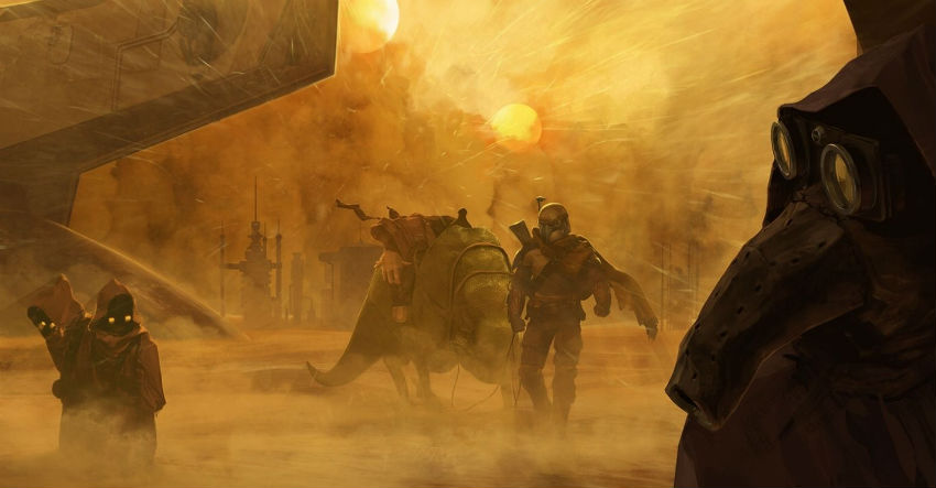 Jon Favreau's live-action Star Wars series called The Mandalorian, more