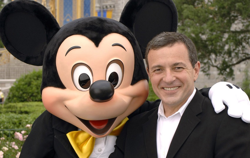 Disney CEO Bob Iger and some guy in a suit