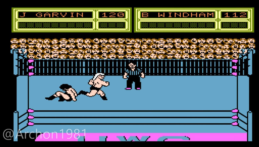 sting wcw wrestling nes